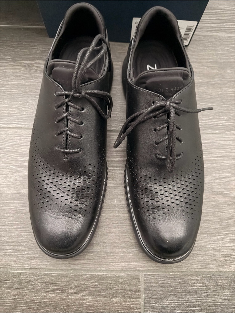 Cole Haan 2 Zerogrand LSR Wing Black LeatherShoes